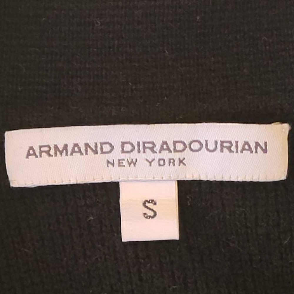 Armand Diradourian Womens Black Cashmere Sweater Jacket Small - Picture 5 of 12